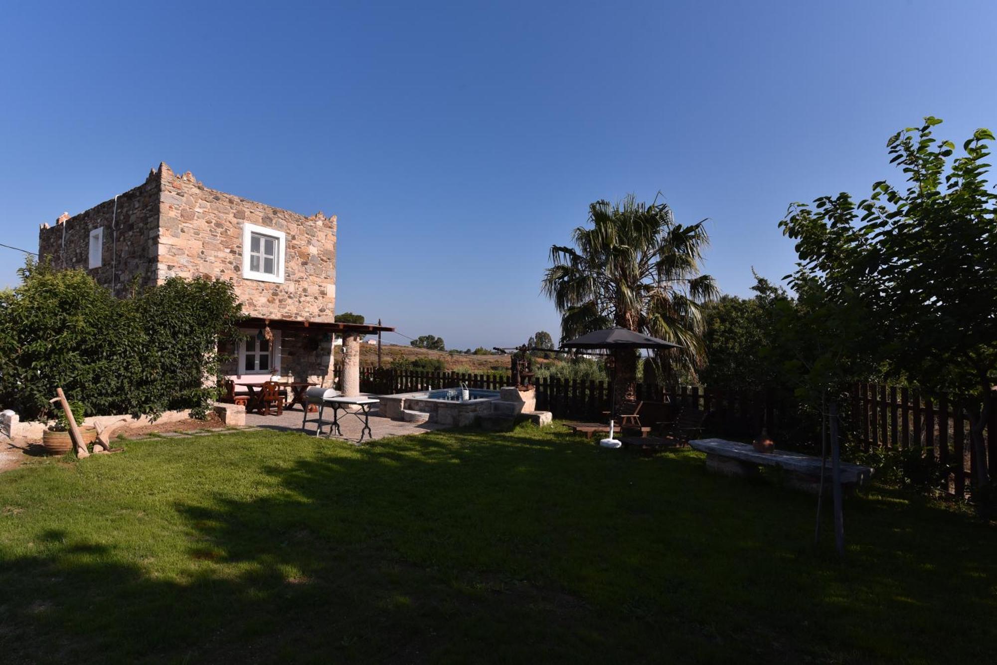 Traditional Kos Villa With Swimming Pool, Lawn Yard And Bbq Exterior foto